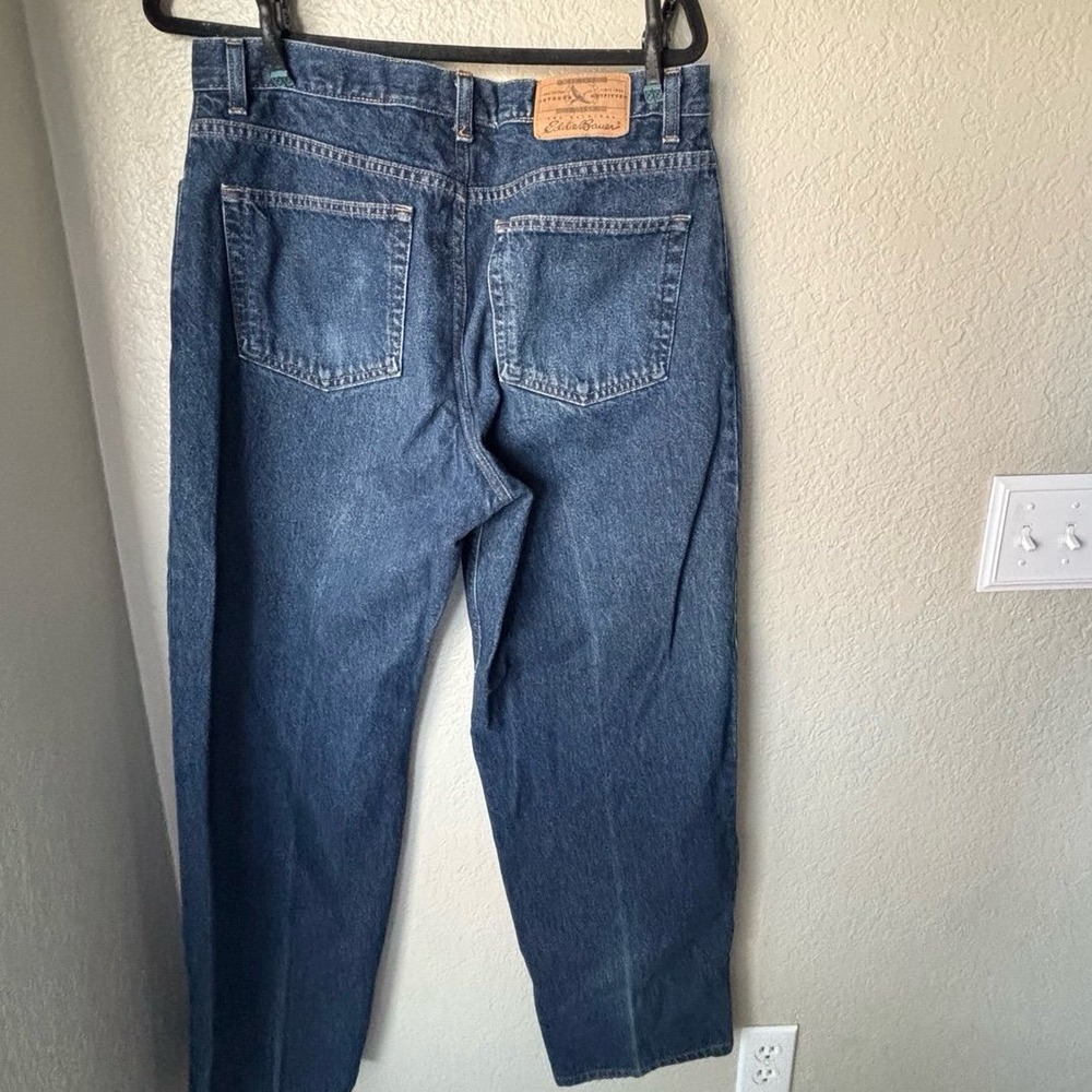 Eddie Bauer Loose-Fit‎ Mens Jeans Blue Denim Size 35x32 - Picture 12 of 12